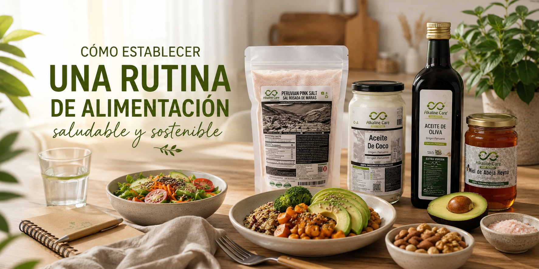 Cómo Establecer una Rutina de Alimentación Saludable y Sostenible