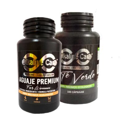 Pack Aguaje + Té Verde (100 Cápsulas c/u)