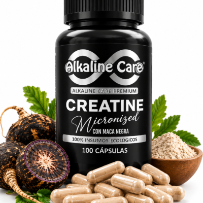 Creatina Micronizada con Maca Negra — 100 Cápsulas