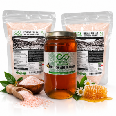 Pack Miel de Abeja 1kg + 2 Sal de Maras 1kg